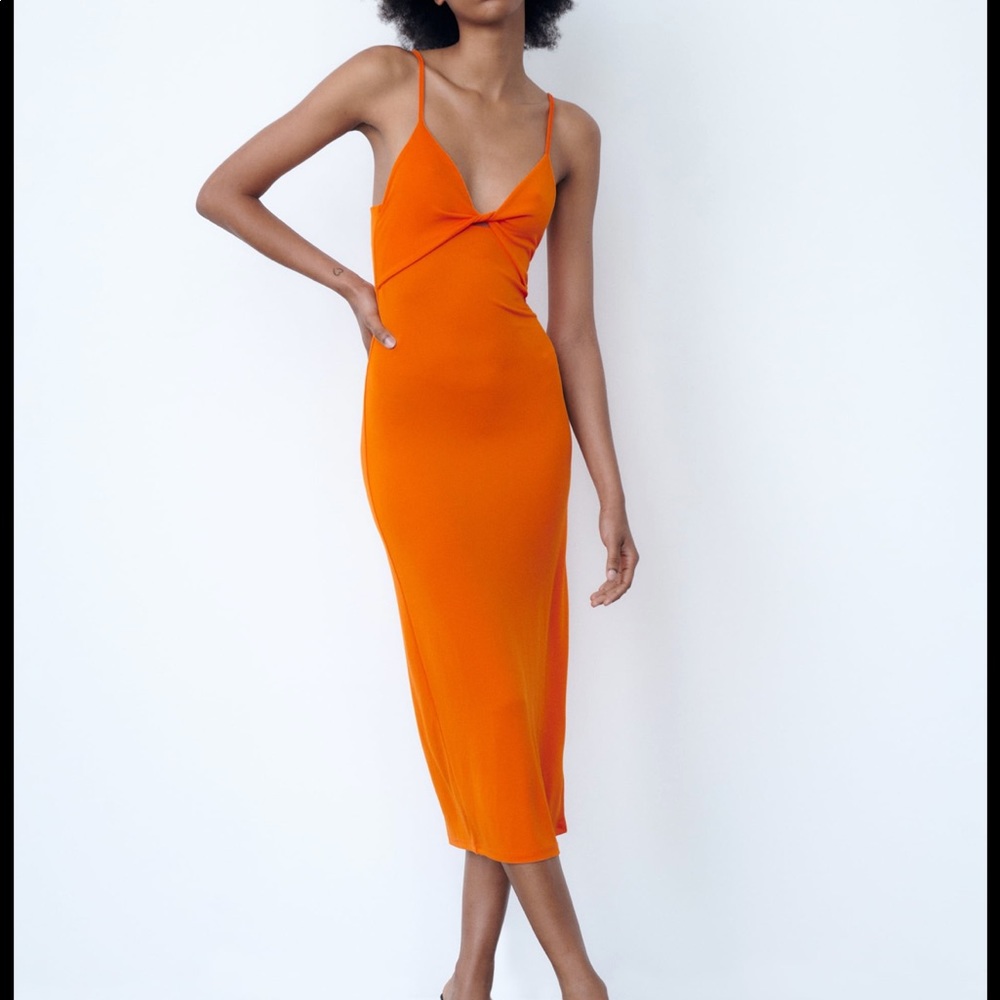 Brand new zara midi dress